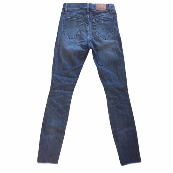 Able jeans Lorena High Rise Distressed Raw hem cuff ankle 24 x 29 Womens - Picture 7 of 12